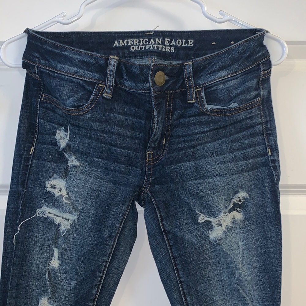 ripped skinny jeans super stretch Jeggings